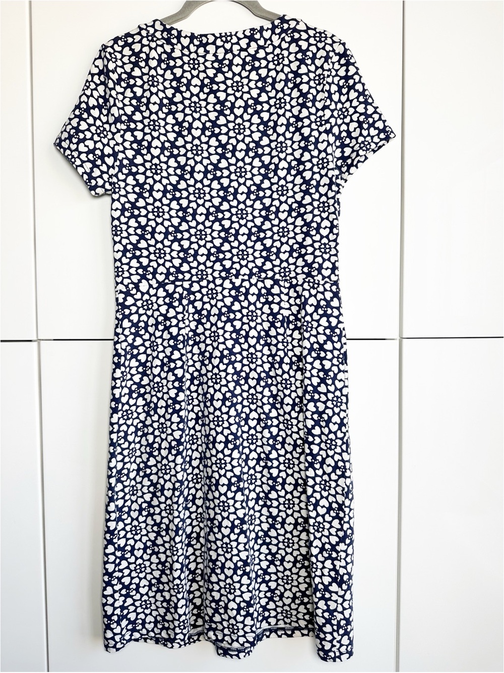 Boden Emmeline blue heart pattern dress sz 6 - Picture 3 of 7
